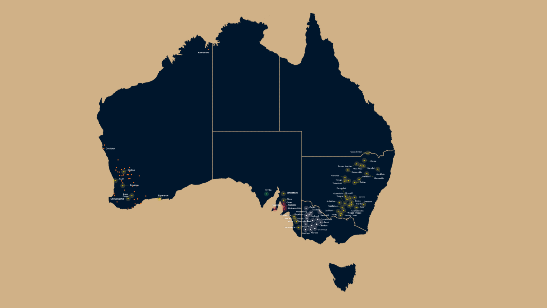 Cross‑state reach. Local people. 